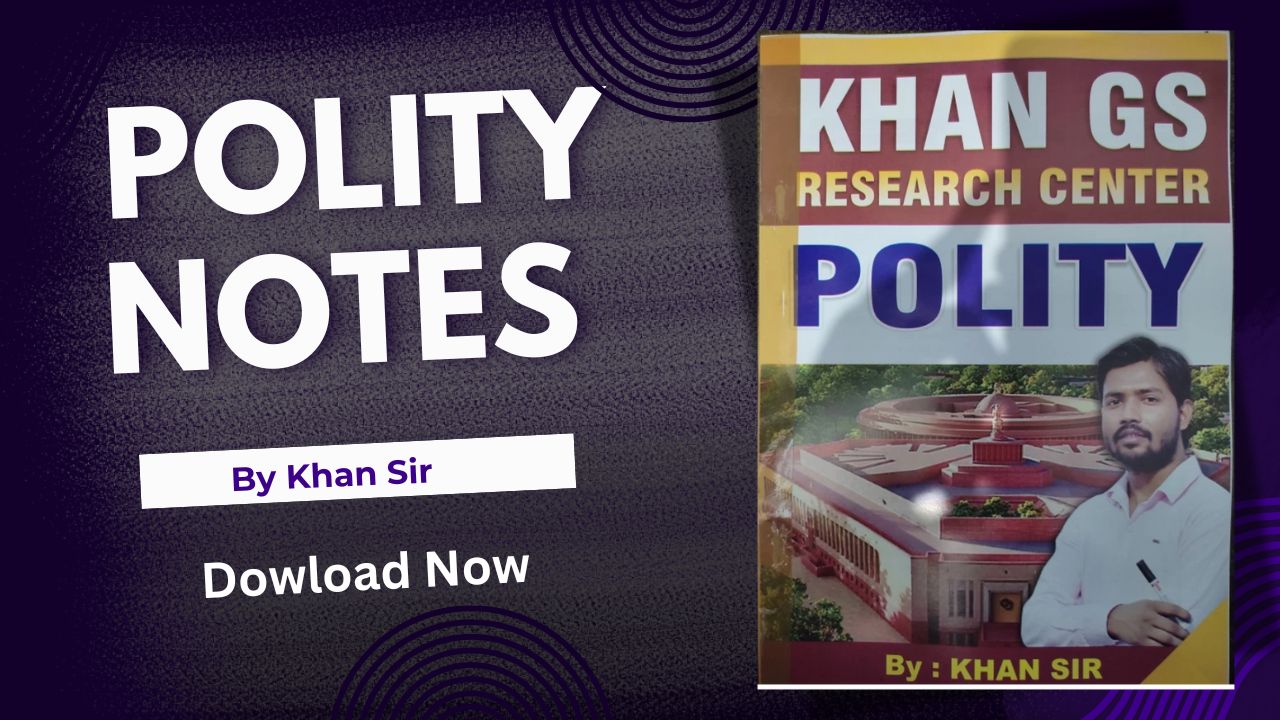 Khan Sir Polity Notes Pdf in Hindi