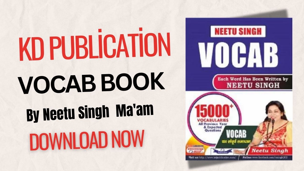 Neetu Singh Vocab Book PDF Free Download 