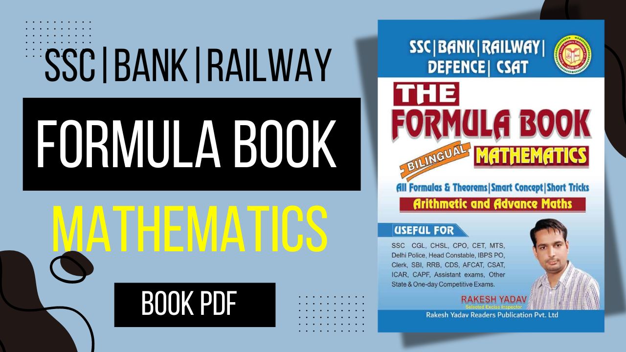 Formula Book Mathematics By Rakesh Yadav Sir in Hindi PDF